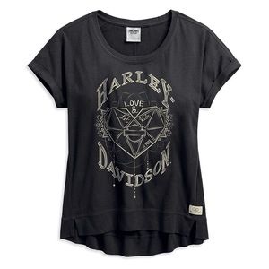 NWT Harley Davidson High low T shirt